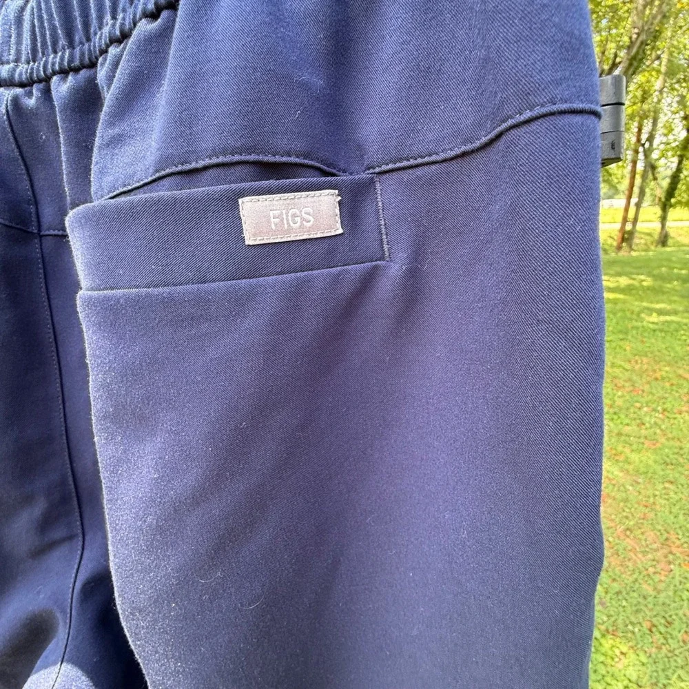 FIGS Tansen Jogger Scrub Pants Mens Medium Navy Blue MXXSW2004 Medical Uniform